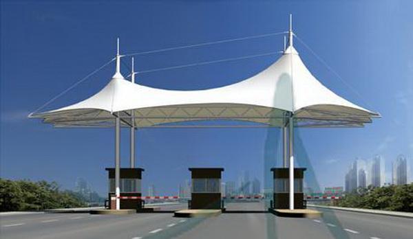 高速公路收費站膜結(jié)構(gòu)